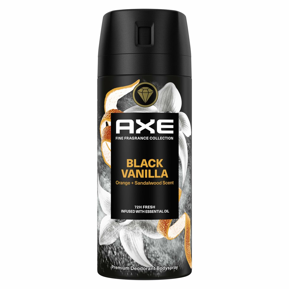 Spray Deodorant Axe AXE BLACK VANILLA 150 ml
